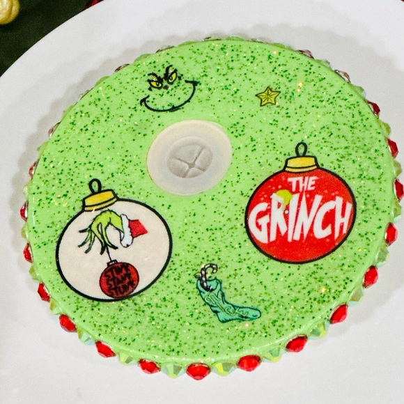 16oz Christmas Glitter Glass Cup - Picture 3 of 6